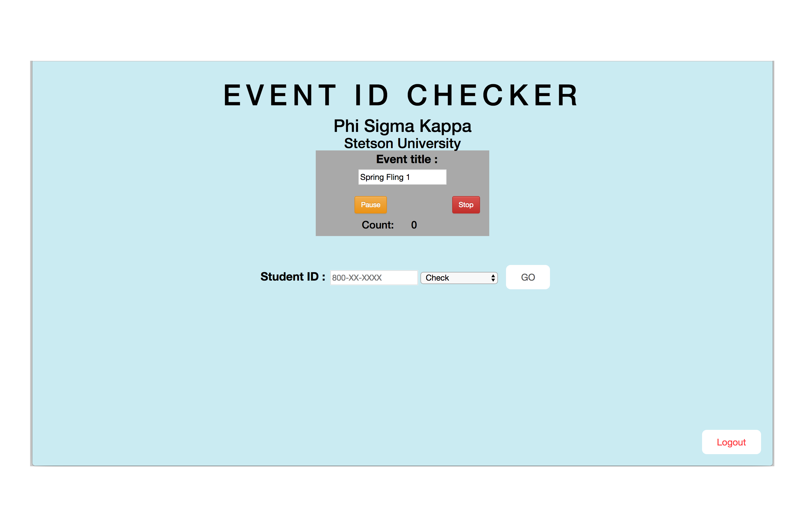 Event Scanner